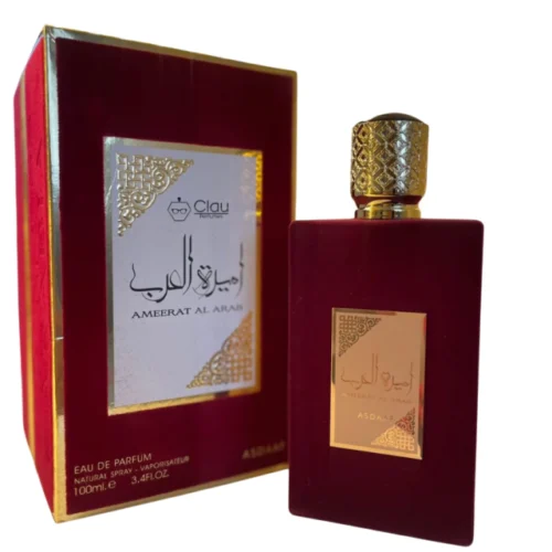 Frasco do Perfume Asdaaf Ameerat Al Arab Eau de Parfum 100ml feminino em embalagem original.